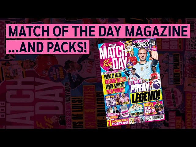 Match of the Day Magazine and packs