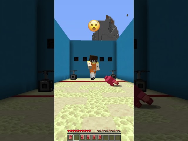 Why Squid Game Scared my Friends...? #meme #shorts #minecraft