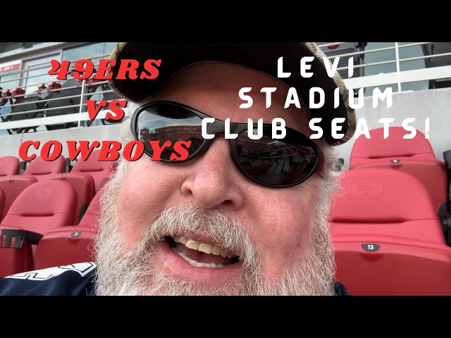 49ers&Cowboys! 2024 Levi Stadium Club Seats!=The Best Fan Experience! #49ers #dallascowboys@49ers