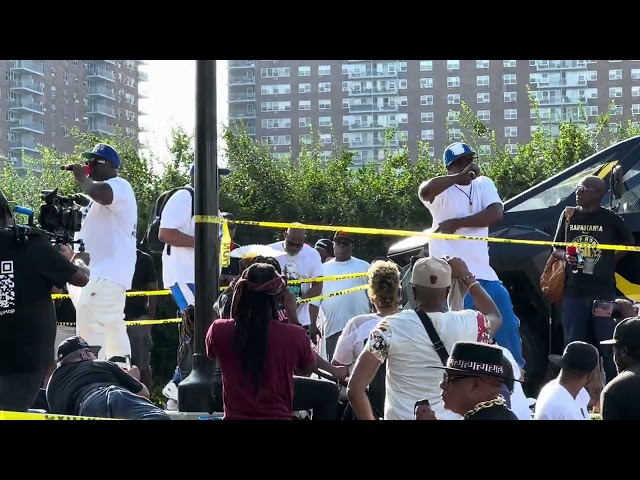 The Fearless Four - Rockin' It - in the BX on the 50th Anniversary of Hip Hop