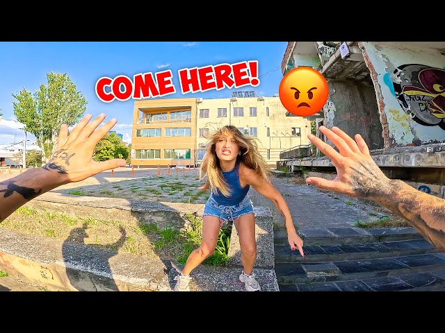 ESCAPING ANGRY GIRLFRIEND! 🤬 (Action Chase POV)