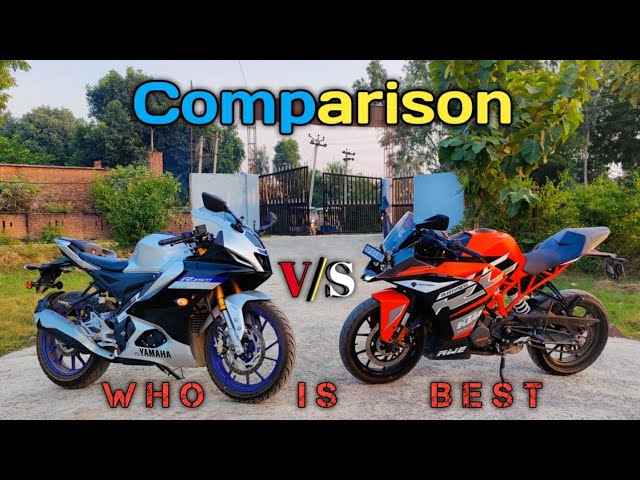 KTM rc 200 bs6 VS R15m Comparison Video in हिंदी