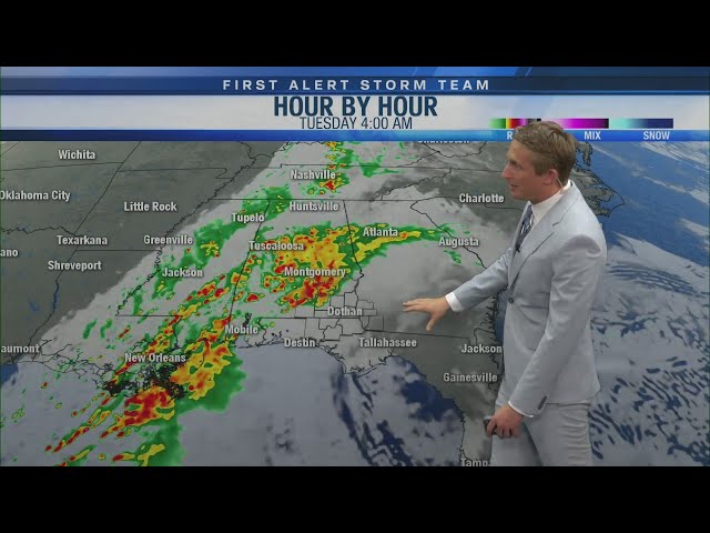 Strong storms expected to hit Tuesday followed by cool down