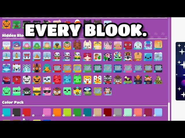 How To REALLY GET EVERY BLOOK IN BLOOKET!