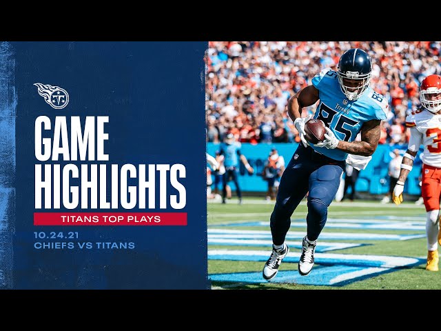 Titans Top Plays from Week 7 vs. Chiefs | Game Highlights