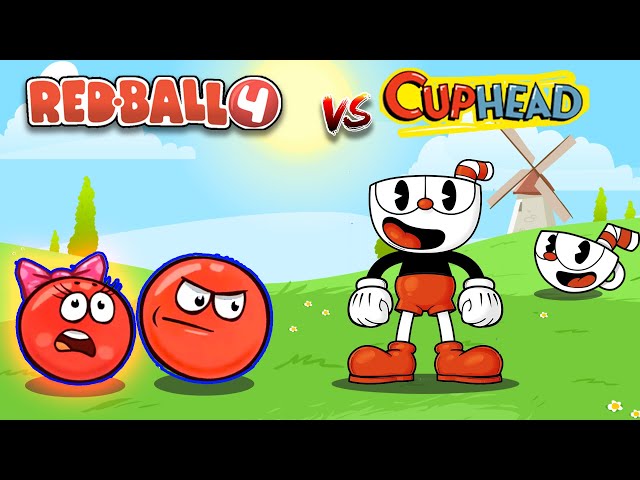 RED BALL 4 is Cuphead New Mod