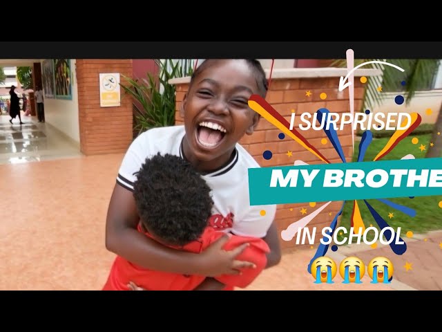 I SUPRISED  MY BROTHER I. SCHOOL AFTER BEING AWAY FOR FEW MONTHS