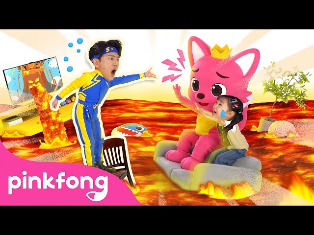 🆘 The Floor Is Lava with Sammy | Super Solver Sammy | Pinkfong Baby Shark Kids Song