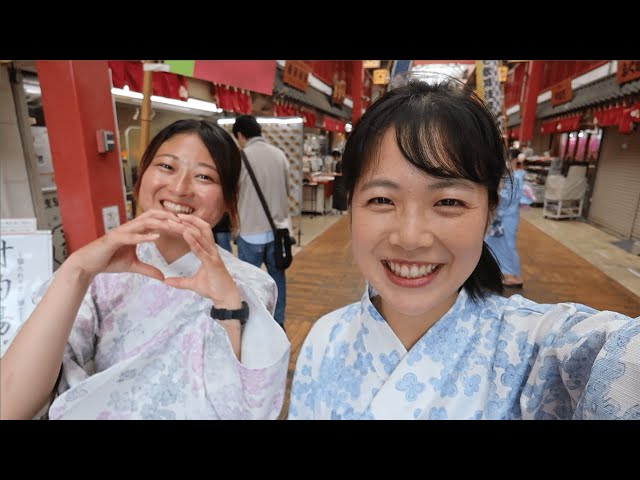 Eating out in Asakusa with a coworker!