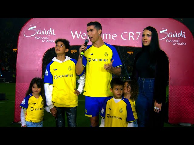 Cristiano Ronaldo's FULL EPIC Al Nassr unveiling ceremony