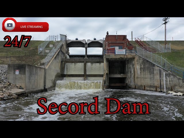 Secord Dam - Michigan - 24/7 HD Live Stream