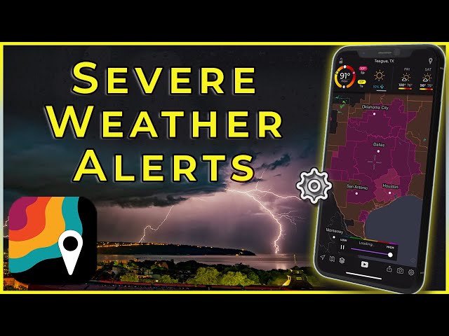 Custom Severe Weather Alerts | MyRadar Tutorial