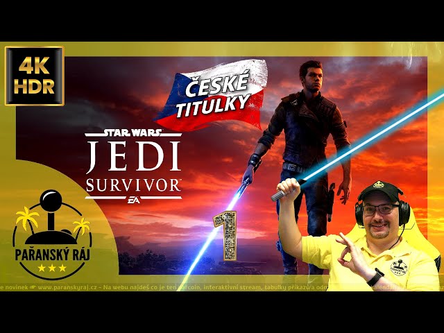 Star Wars Jedi: Survivor | #1 Gameplay / Let's Play s českými AI titulky na PC - EPIC | CZ 4K60 HDR