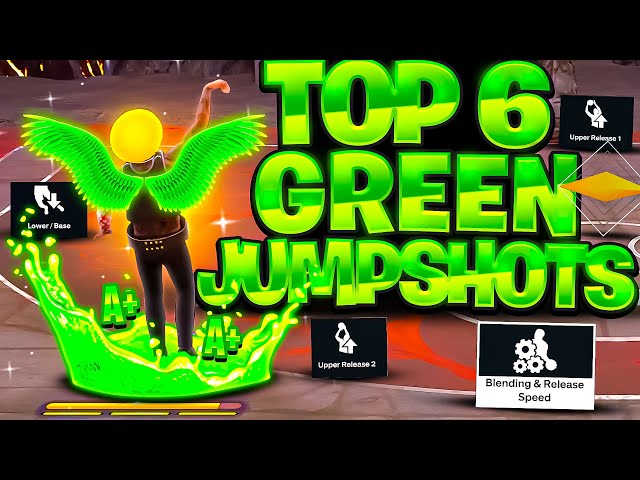 NEW TOP 6 BIGGEST GREEN WINDOW JUMPSHOTS NBA 2K24 NEW GEN & OLD GEN! BEST JUMPSHOT NBA2K24