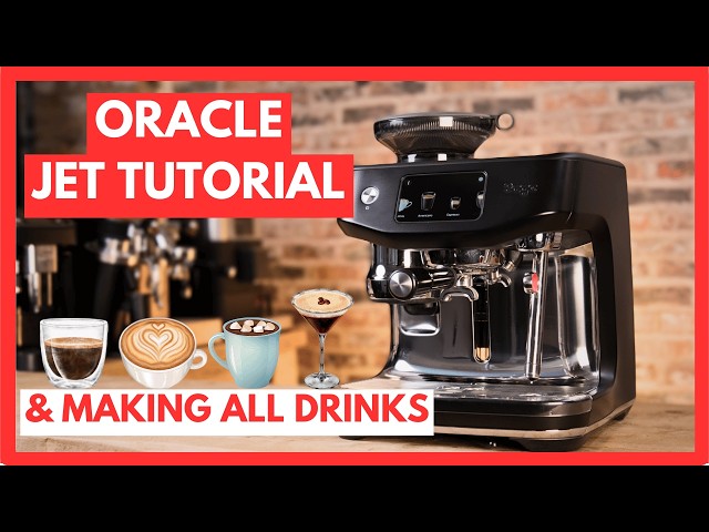 Oracle Jet - Making All The Drinks.