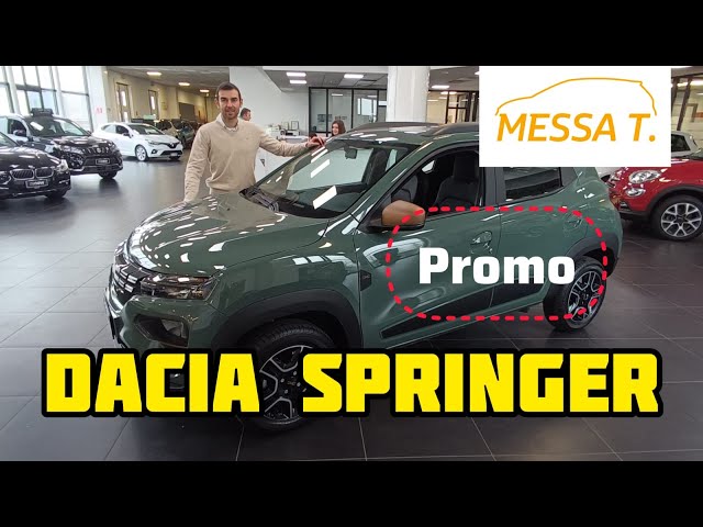 DACIA SPRING :  SCOPRILA INSIEME A FRANCO BOBBIESE E RICCARDO MESSA