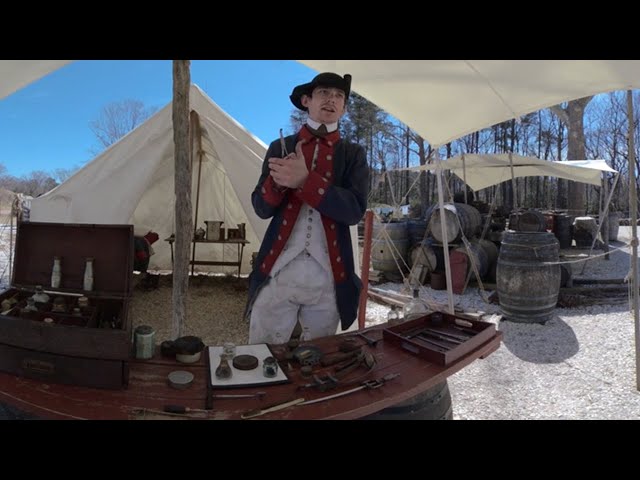 Surgeon at the American Revolution Museum at Yorktown VR 180 3D