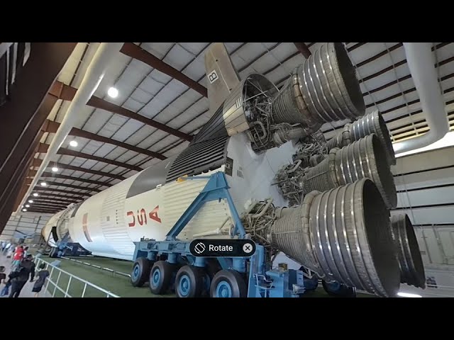 Saturn V rocket at NASA Space Museum