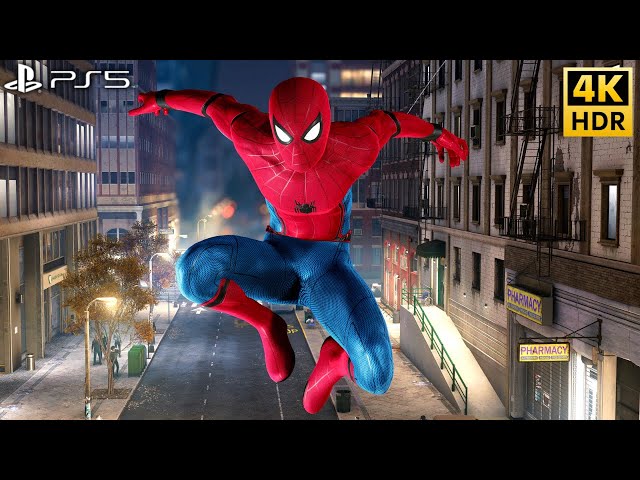 Spider Man Stark Suit Vs. Hammerhead Front Goons Marvel’s Spider Man Remastered PS5 [4K HDR 60FPS]