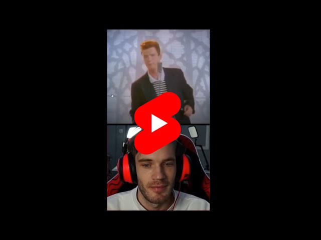 @PewDiePie  getting RICKROLL'D