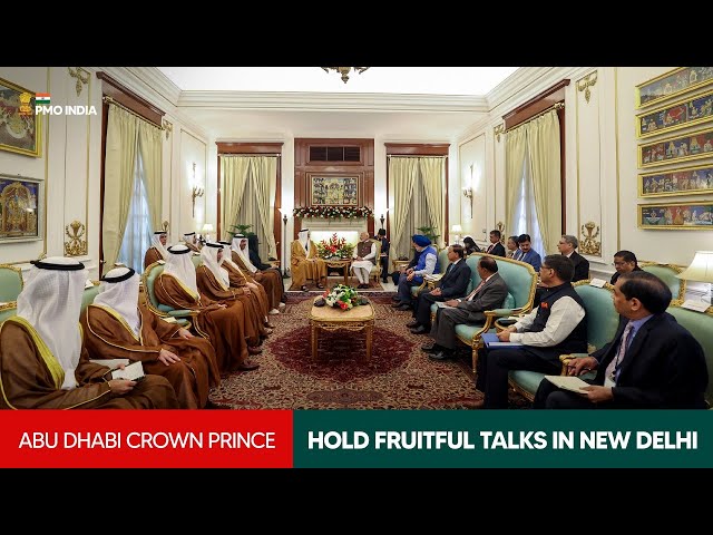 PM Modi, Abu Dhabi Crown Prince hold fruitful talks in New Delhi