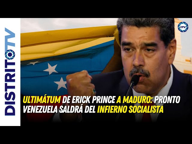 🔴Ultimátum de Erick Prince a Maduro🔴 pronto Venezuela saldrá del infierno socialista