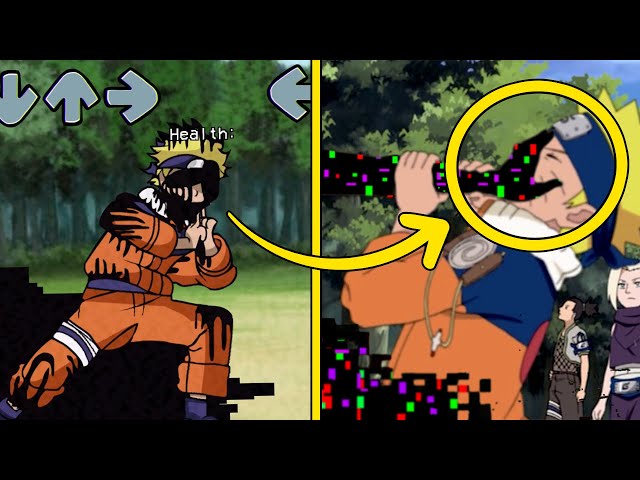 References in FNF Vs Corrupted Naruto Glitch  | Saturdays Apocalyps-NarutoGlitch