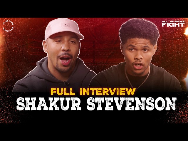 Shakur Stevenson Opens Up About Public Criticism, Tank Davis Fight, Protecting Your 0 | ATS Fight