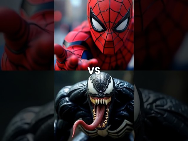 Spiderman vs Venom vs Hulk (Batman, Joker, King Kong)