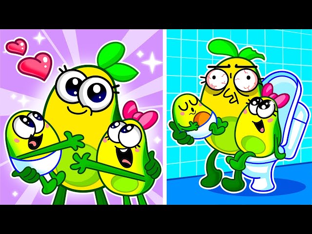 🔴 Funniest Baby Delivery Ever! | Crazy Pregnancy Swap | Avocado Family Cartoon