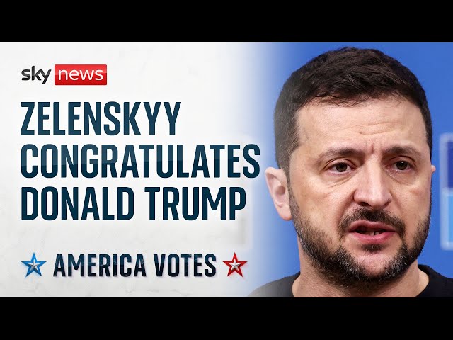 Zelenskyy congratulates Trump on 'impressive victory' | US election 2024