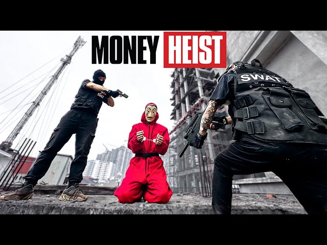 MONEY HEIST vs POLICE in REAL LIFE ll DIAMOND BLOOD 4.0 ll (Epic Parkour Pov Chase)