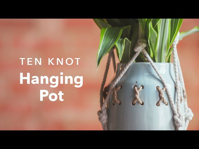 How to Make a Planter With Rope | DIY Weekend Gardens on Bluprint