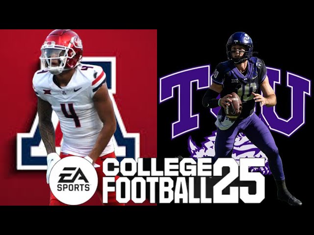 Arizona vs TCU CFB Simulation|EA Sports College Football 25