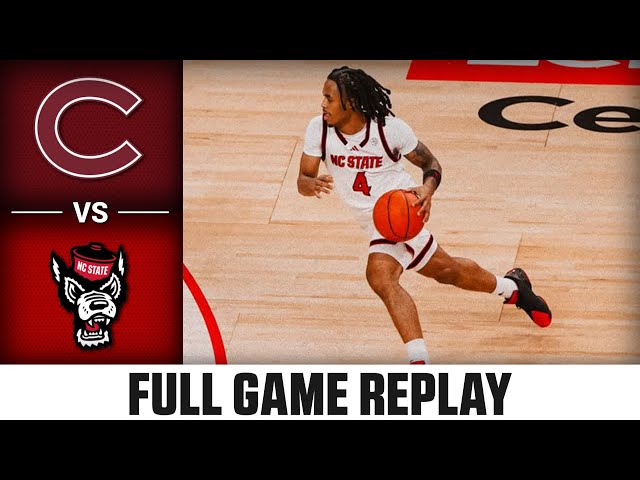 Colgate vs. NC State Full Game Replay | 2024-25 ACC Men’s Basketball