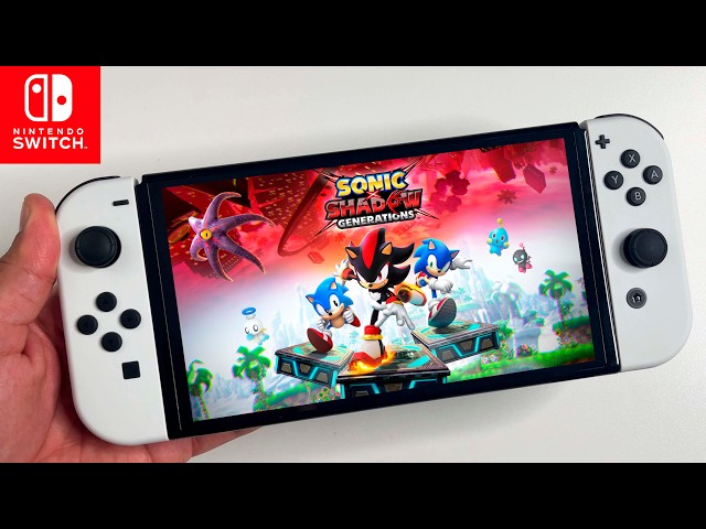 Sonic X Shadow Generations on Nintendo Switch OLED Gameplay