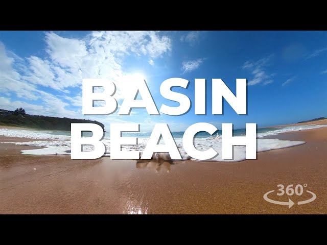 BASIN BEACH 360 WALK #beach #beachlife #beachvibes #beaches #ocean #oceansounds #360video