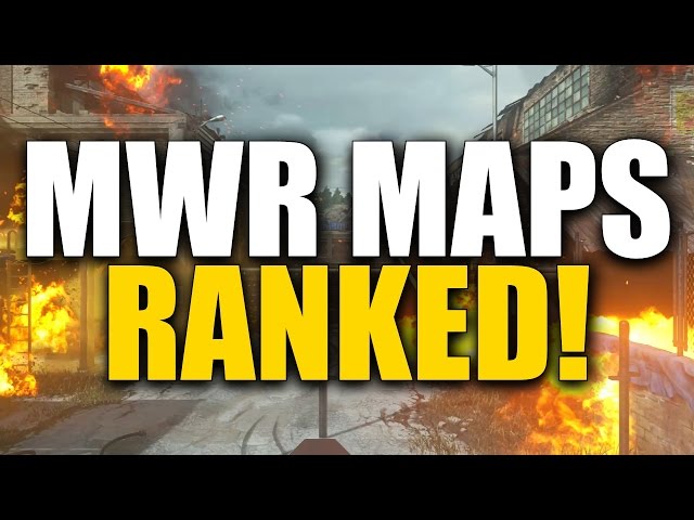 "WORST TO FIRST" MW Remastered Multiplayer Map Rankings!