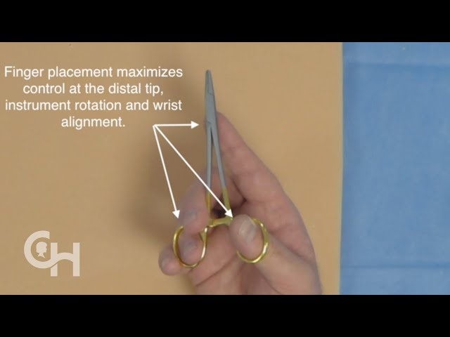 Suture Basics: Simple Interrupted Suture & Instrument Tie