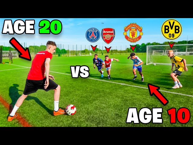 10 Year Old vs. 20 Year Old Footballer.. Who is better?