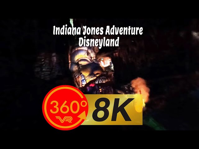 Indiana Jones Adventure | 8K 360 VR spatial audio | Disneyland