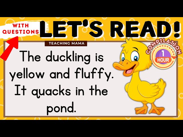 LET'S READ! | READING COMPREHENSION COMPILATION | QUESTIONS AND ANSWERS | TEACHING MAMA