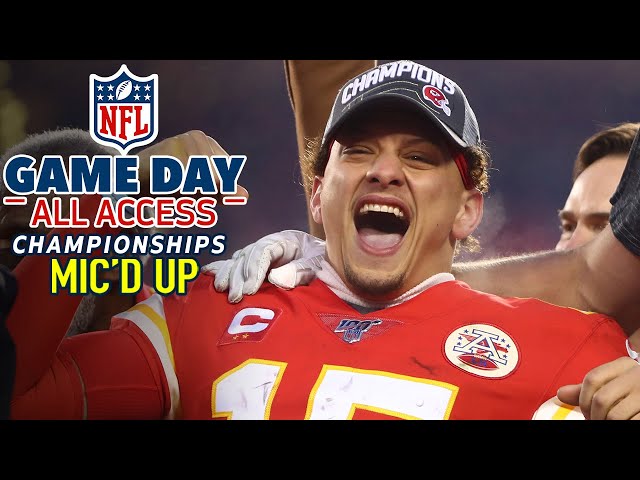 NFL Conference Championships Mic'd Up, "Of course I'll make a play!" | Game Day All Access