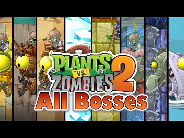 Plants vs Zombies 2 - ALL BOSSES + DIALOGUE [4K HD]