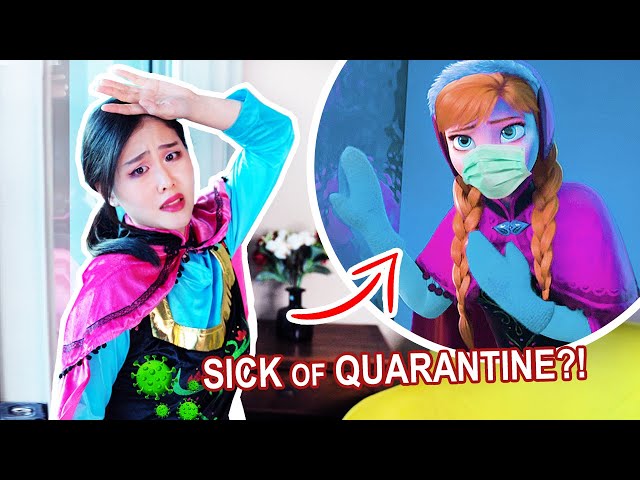 Anna HAS HAD ENOUGH of QUARANTINE!? -【Disney Frozen "First Time in Forever" Parody】| MiniMoochi