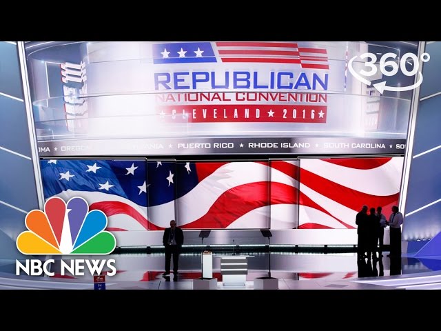 Experience Protests, Speeches, Donald's Big Entrance From RNC In Cleveland | 360 Video | NBC News