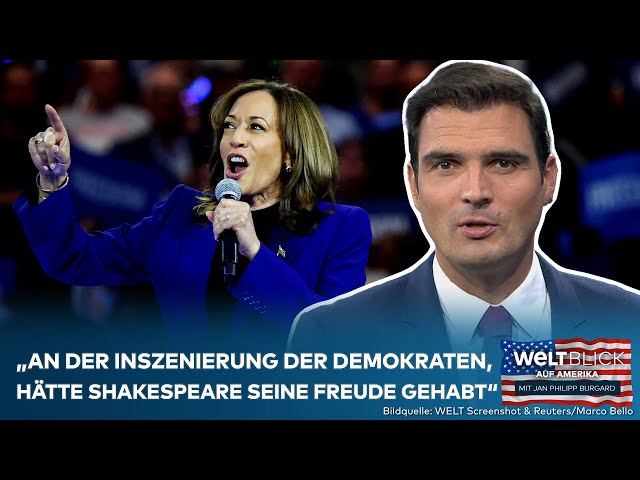 US-WAHL: Inszenierung beim Parteitag der Demokraten! Rennen zwischen Trump und Harris bleibt eng