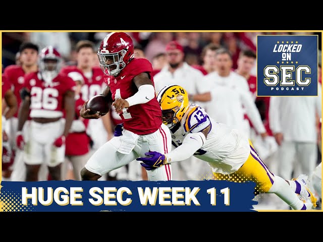 SEC Week 11 Preview, Alabama at LSU Breakdown, Rece Davis Talks College Gameday Back in Baton Rouge