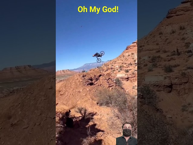 This bike ride is TOO WILD. 🤯🤯 #shorts#trending #bike #mountains #respect