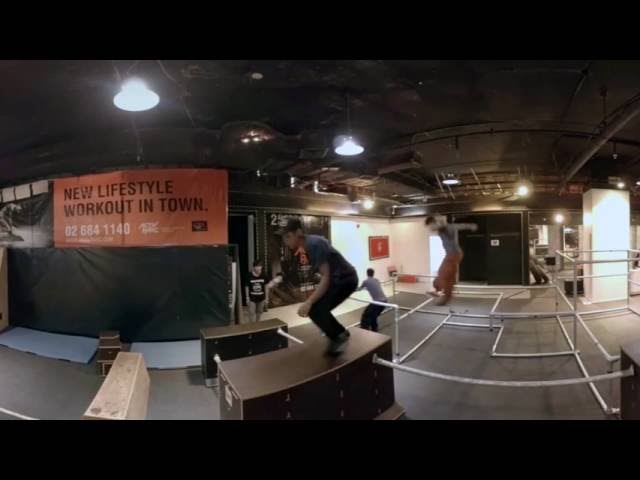 Follow the Asia Parkour Free Runner 360 VR